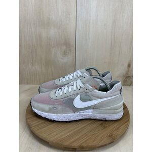 Nike Waffle One Crater Se Cream White Athletic Shoes Mens Size 8.5